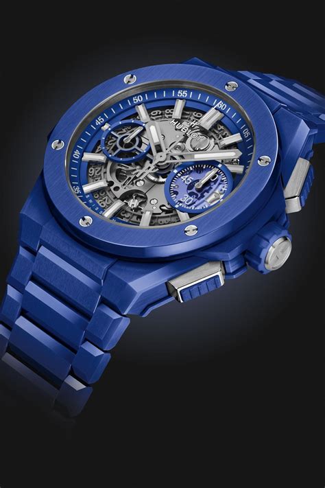 hublot big bang integrated chronograph in ceramica verde|big bang blue ceramic bracelet.